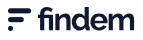 Findam company logo in black color font